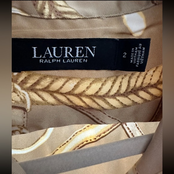 Lauren Ralph Lauren Equestrian-Print Twill Shirtdress, size 2 - Picture 10 of 10